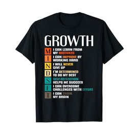 Growth Mindset Definition Tee Inspiration Motivational Quote T-Shirt