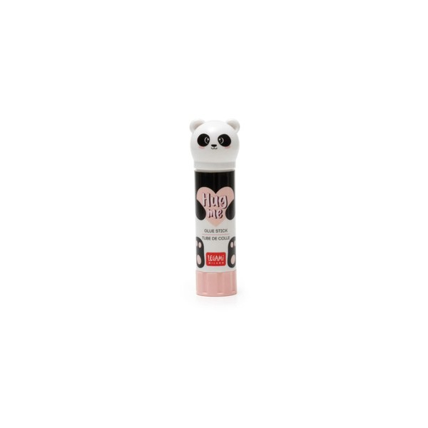 Legami - Hug Me 2 x 8.3 cm Water Based Panda Glue Stick on Paper Washable Free of Toxic Substances Long Lasting Ideal for Collage