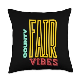 County Fair Clothing And Accessories Men Women Kids Summer Throw Pillow