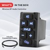 Pyle Rocker Switch Wireless BT Audio Controller, Waterproof Rated Marine