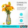 MODGY Expandable Flower Vase, Plastic Decorative Modern Foldable Printed Vases