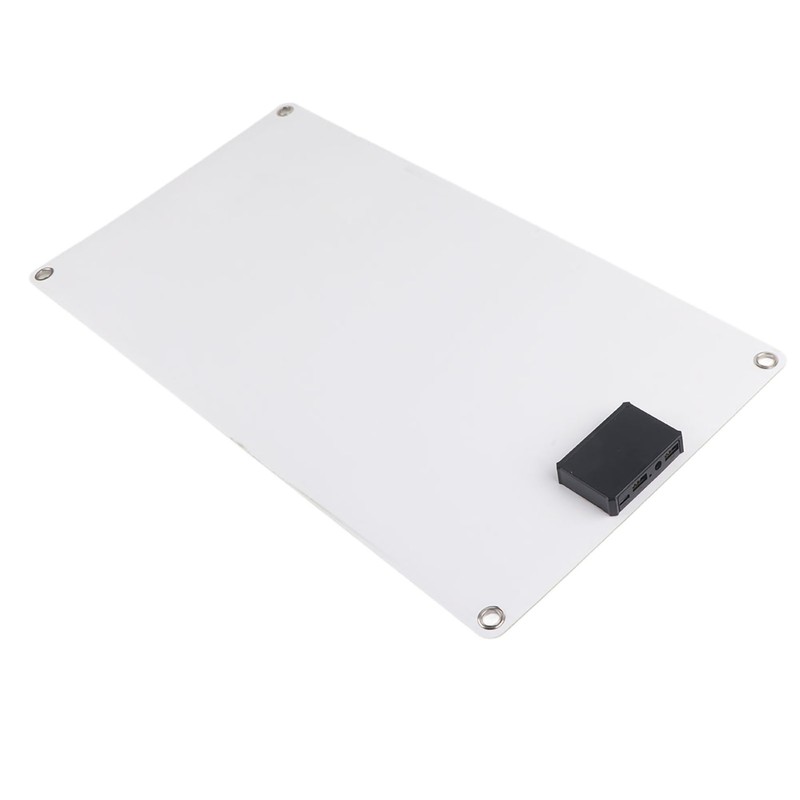 25W 18V Portable Monocrystalline Silicon Dual-USB Charging Solar Panel for