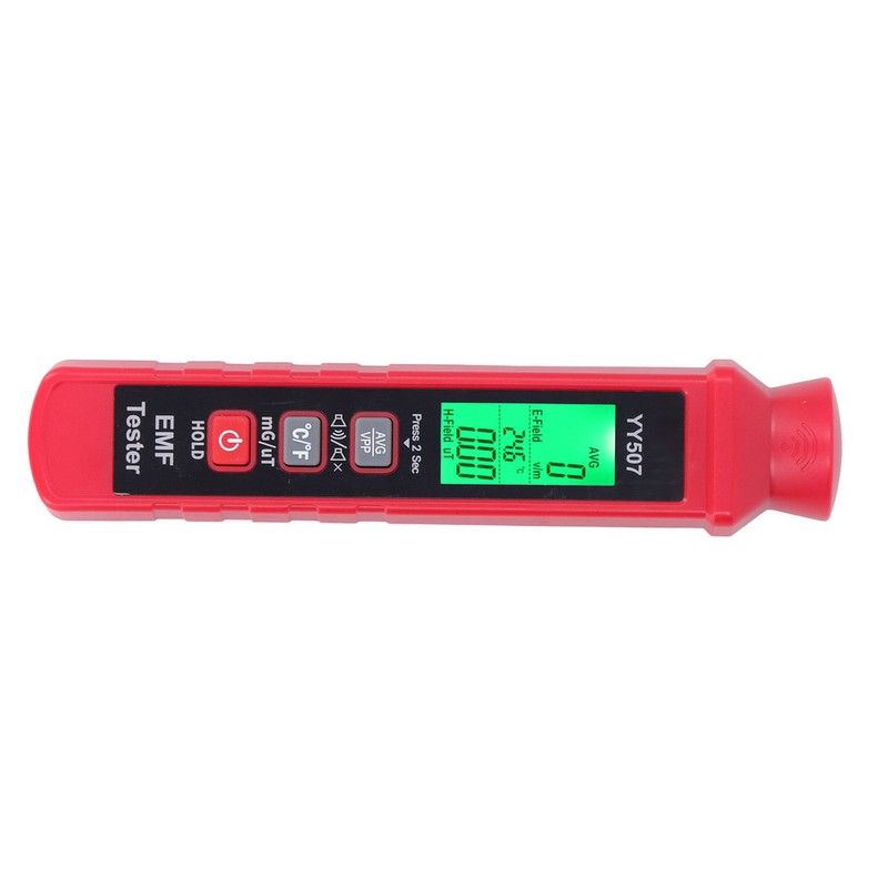 3V Electromagnetic Radiation Meter EMF Meter LCD Backlight Display Sound