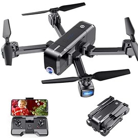 LETCREN Drones with 2.7K camera for adult X103W Foldable Drone FPV Live Video, Adults Beginners, Long flight time, Easy control, Altitude Hold, Route Mode