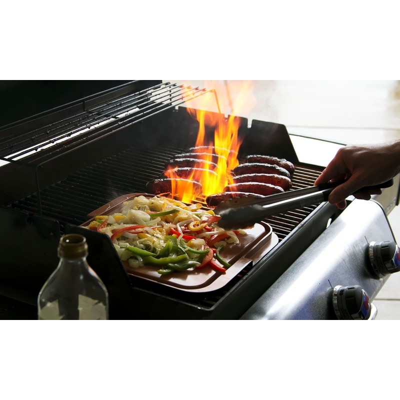 GOTHAM STEEL Grill Griddle Pan Nonstick Double Grill Griddle Pan,