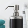 Sealskin Acero Soap Dispenser, Stainless Steel, Black, 9.2 x 10.2