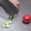 Stainless Steel Cutting Boards with Lip,Heavy Cutting Board For Kitchen,Chopping