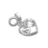 SBI Jewelry Women Double Hearts Wife Charms for Bracelets Silver