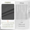 ALYVIA SPRING Extra Long Fabric Shower Curtain Liner Waterproof -