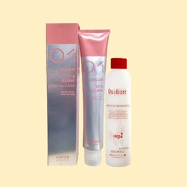 Amos Colorgenic It's Glow Hair Dye NEW (Includes Oxidizer) 1 pack / 아모스 칼라제닉 잇츠글로우 염색약 NEW(산화제포함) 1개
