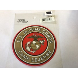 mitchell proffitt US MARINE CORPS CAMP LEJEUNE  decal 4 1/4 inch by 4 1/4 inch new FREE SHIPPING