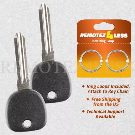 Remotez4less 2 For 2004 2005 2006 2007 2008 Pontiac Grand Prix Replacement Key Blade B107 PK3