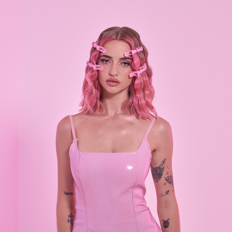 Mermade Hair Grip Clips Pink