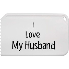 Azeeda 'I Love My Husband' Plastic Ice Scraper (IC00035502)