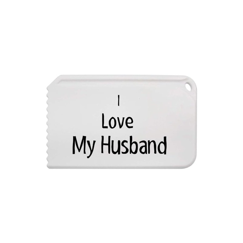 Azeeda 'I Love My Husband' Plastic Ice Scraper (IC00035502)
