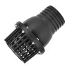 Water Pump Foot Valve Black PVC Low Pressure Flat Check