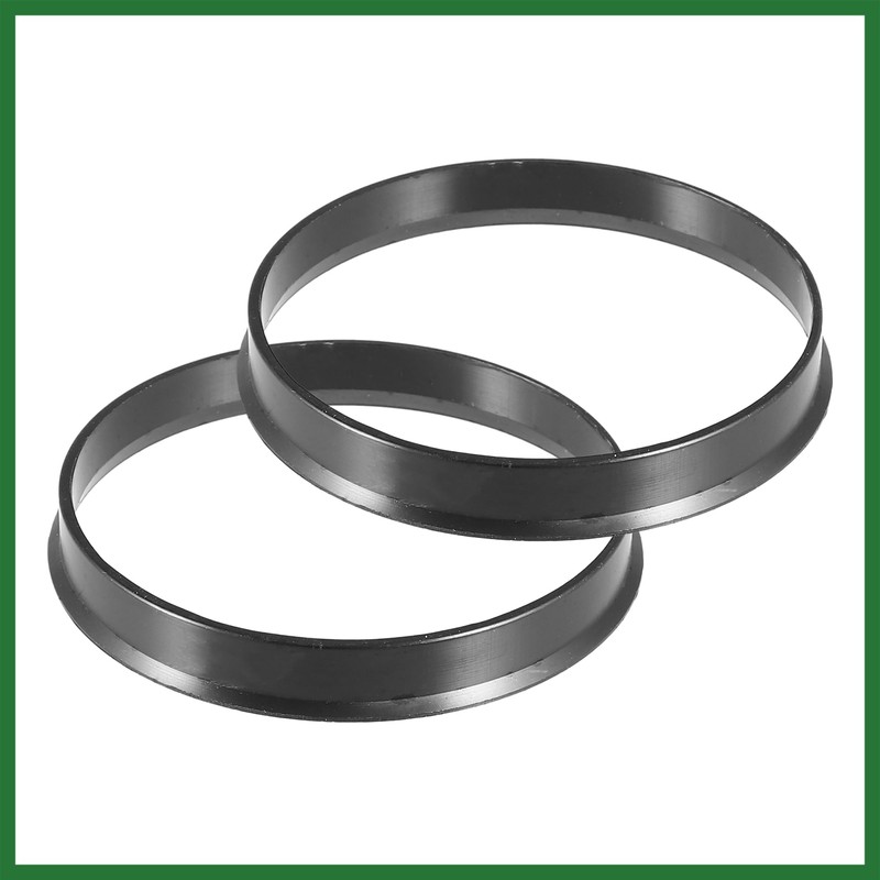 Motoforti 70.1mm to 66.1mm Universal Car Hub Centric Rings Black