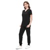 ROMASA Scrubs Set for Women,Soft and Stretchy Nurse Uniform V-Neck