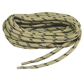 GREATLACES Tan w/Black Heavy Duty Kevlar(r) Reinforced proTOUGH(tm) Boot Laces Shoelaces - 2 Pair Pack (40 Inch 102 cm)