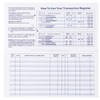 32 Pack Check Registers for Personal Checkbooks, Checkbook Register, Blank