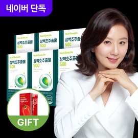NutriOneOfficialStore 뉴트리원 삼백초 추출물 500 퀘르세틴 60정, 6개 Nutri One Baekcho Extract 500 Quercetin 60 Tablets, 6 Packs