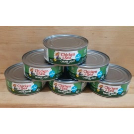 Chicken of the Sea 6CT: CHICKEN OF THE SEA WILD CAUGHT Chunk Light In Water DOLPHIN SAFE kosher 5oz