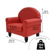 Children's Factory As We Grow Toddler Chair, Red, CF805-196, Flexible