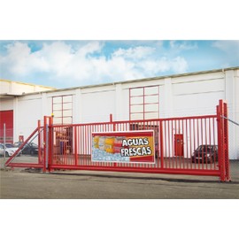 Generic Aguas Frescas Vinyl Banner advertising Sign Full color indoor outdoor Homemade Waters Signs Horchata Signs Melon Sign (4' x 12')