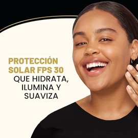 Olay Loción hidratante facial SPF 30 efectos totales para piel seca, 7 beneficios incluyendo minimizar los poros, antienvejecimiento, 1.7 oz