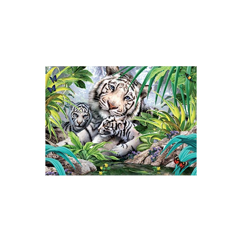 King K175481 1000 pcs-Siberian Tiger Puzzle, Various
