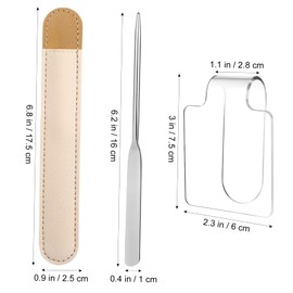 SAFIGLE Makeup Mixing Palette with Spatula Storage Bag Essential Makeup Tool for Beginners Artists Reusable Board for Foundations Convenient Makeup Organizer for Home