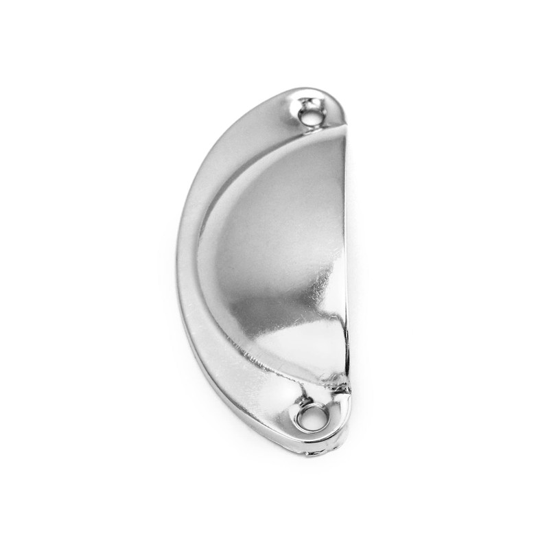 QWORK® 16 Pcs Shell Cup Handles Drawer Handles, Half Moon
