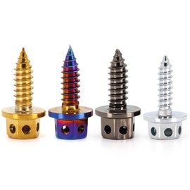 304 stainless steel flange external hexagonal self-tapping screws#8#10, wood screws, license plate screws, motorcycle screws, 10 pieces, M4, M5 (chrome, M4x15mm=10pcs)