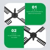 BESPORTBLE 1 Set Plastic Windmill Accessories Garden Windmill Windmill Parts