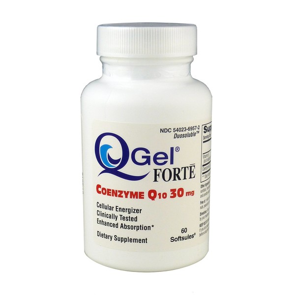 Q-Gel® Forte (30mg Hydrosoluble™ CoQ10 / 60 Soft gels)