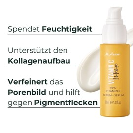 M. Asam Vitamin C Intense 10% Serum (30 ml) - Vitamin C High Dosage, Anti-Ageing Serum for Radiant Glow, Face Care for Even Complexion, Moisturises