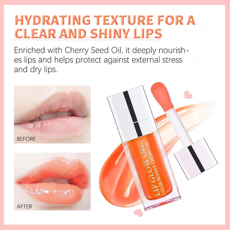 Labial Hidratante Brillo Labial de 6ml con Alto Brillo para