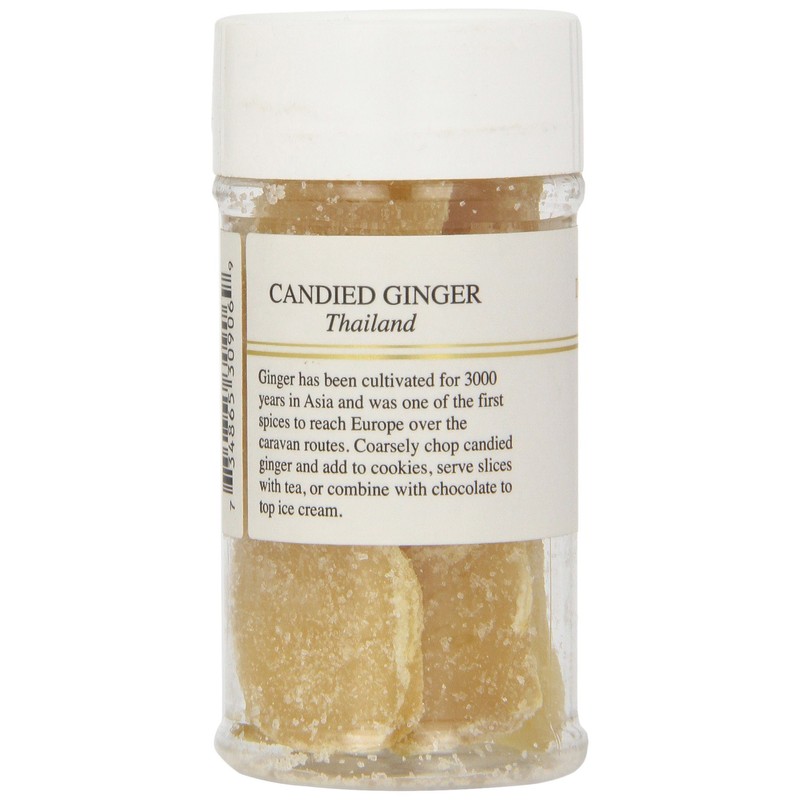 India Tree Ginger, Candied Thai, 1.5 Ounce