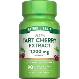 Ultra Nature's Truth Ultra Tart Cherry Extract Capsules 1200 mg 90 ea (Pack of 2)