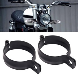 YnGia Motorcycle Turn Signal Light Bracket, 2PCS Universal 32-41mm Turn Signal Indicator Holder Fork Clamps Mount Bracket