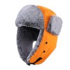 Home Prefer Men's Trapper Hat with Face Mask Faux Fur
