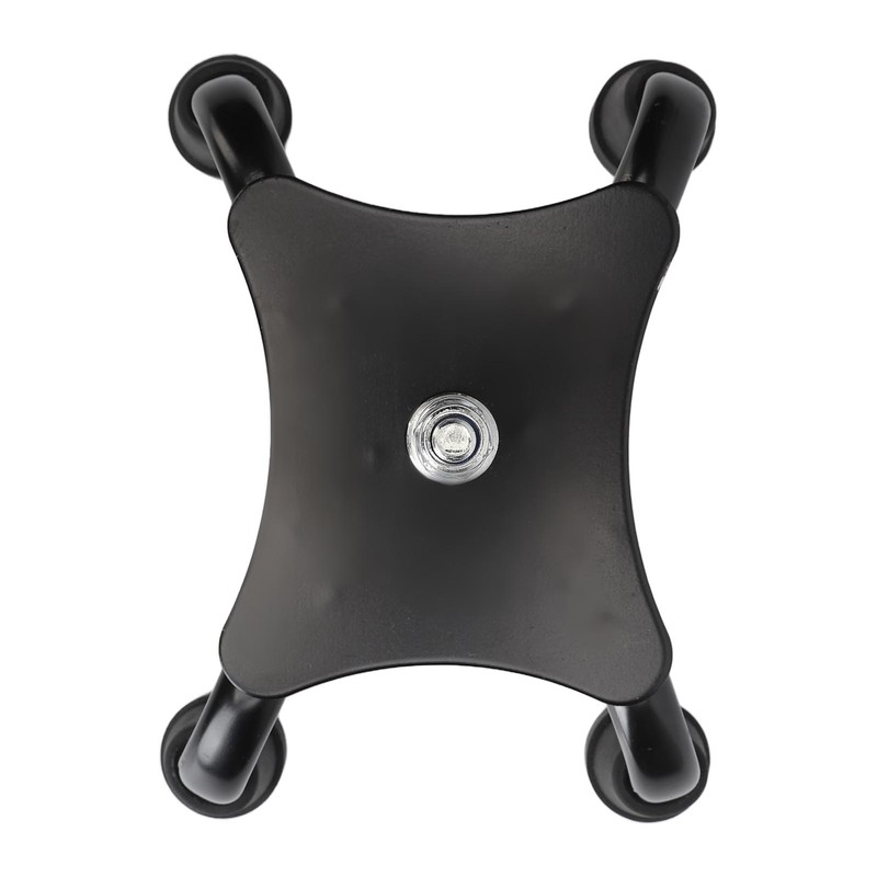 Walking Cane Quad Foot Stainless Steel High Stability Four Point