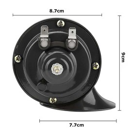 MOTRAIN 12V Snail Air Waterproof Horn,Car Horn Kits/Horn Accessories,Fit for Car/Motorcycle Power Sports