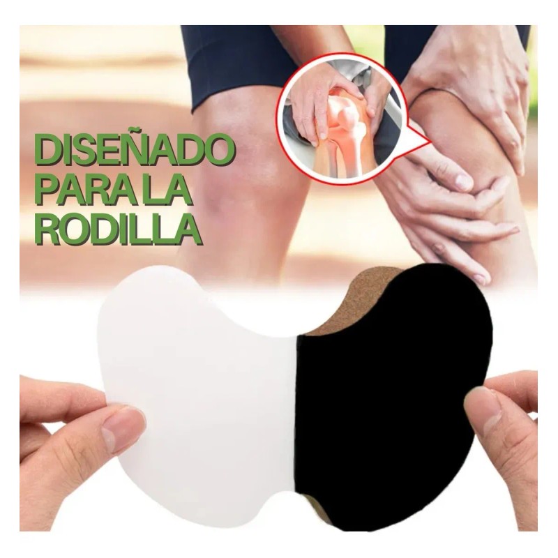 100 Parches Alivia Dolor Musculares Rodilla Espalda Natural