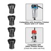 Genmitsu 4pcs Router Collet Kit, 1/8″ to 5/16″ Router Bit