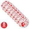 Beistle 8003 Bloody Handprints Plates, 9-Inch, Count-8, Red/White