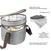 Tmrioplep 2 Pack Pie Containers with Lids and Handles, Loadable