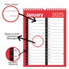 2025 A4 Large Print 2 Column Calendar 8032