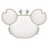 Crab Suction Plate with Suction Cup Base Silicone Divided Plate