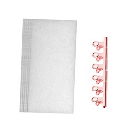 Baluue 10pcs Nail Fiberglass Wraps Clips for Nail Extensions Rose Fiberglass Salon